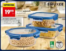 Biedronka Szklany pojemnik na żywność prostokątny o poj. 1,04 l Smukee oferta
