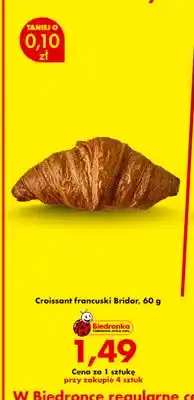 Biedronka Croissant francuski Bridor oferta