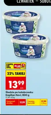 Biedronka Śledzie po kołobrzesku Kapitan Navi oferta