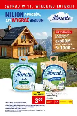 Biedronka Puszysty serek twarogowy śmietankowy Almette oferta