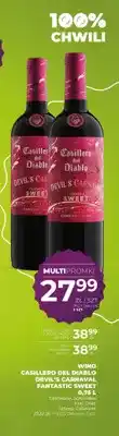 Duży Ben Wino czerwone Casillero del Diablo Devil's Carnaval Fantastic Sweet półsłodkie oferta