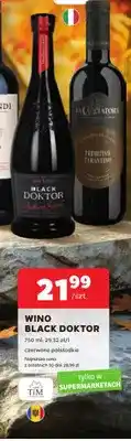Stokrotka Wino czerwone Black Doktor półsłodkie oferta