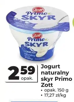 Odido Jogurt naturalny Skyr Primo Zott oferta