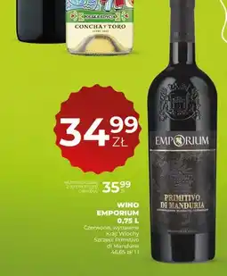 Duży Ben Wino czerwone Emporium Primitivo di Manduria wytrawne oferta