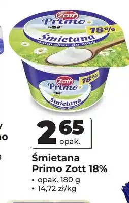 Odido Śmietana Primo Zott 18% oferta