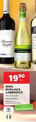 Stokrotka Wino musujące Lambrusco białe półsłodkie oferta