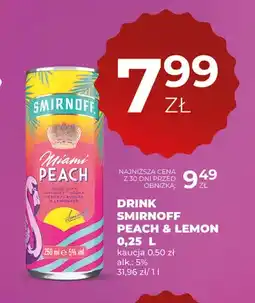 Duży Ben Drink Smirnoff Peach & Lemon oferta