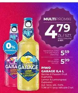 Duży Ben Piwo bezalkoholowe Garage Berries & Passion Fruit Euphotiq oferta