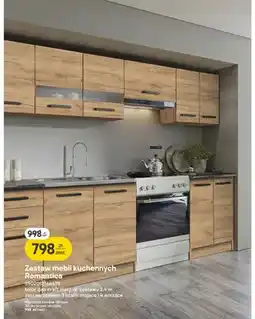 Castorama Zestaw mebli kuchennych Romantica dąb craft złoty 2,4 m oferta