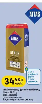 Tynk hybrydowy gipsowo-cementowy Nexus Atlas