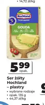Odido Ser żółty w plastrach Hochland oferta