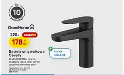 Castorama Bateria umywalkowa Cavally GoodHome czarna oferta