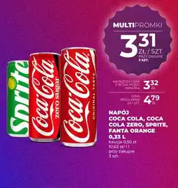 Duży Ben Napój gazowany Coca-Cola Zero oferta