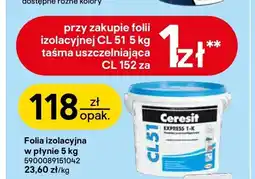 Castorama Folia izolacyjna w płynie Cl 51 Ceresit oferta