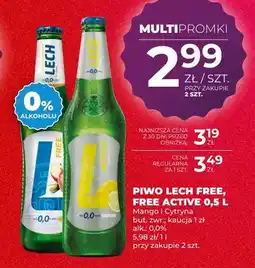 Duży Ben Piwo bezalkoholowe Lech Active Mango i Cytryna oferta