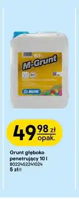 Castorama Grunt głęboko penetrujący M-Grunt Mapei oferta