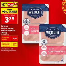 Biedronka Szynka konserwowa Kraina Wędlin oferta