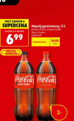 Biedronka Napój gazowany Coca-Cola, Coca-Cola Zero Cukru oferta
