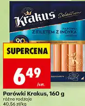 Biedronka Parówki Krakus z filetem z indyka oferta