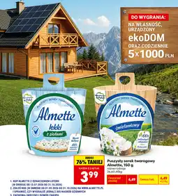 Biedronka Puszysty serek twarogowy Almette oferta