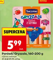 Biedronka Parówki Gryzzale z szynki oferta