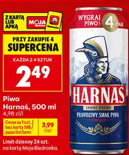 Biedronka Piwo Harnaś oferta
