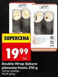 Biedronka Double Wrap Sakura pieczony łosoś oferta
