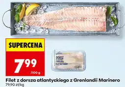 Biedronka Filet z dorsza atlantyckiego z Grenlandii Marinero oferta