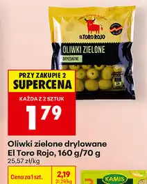 Biedronka Oliwki zielone drylowane El Toro Rojo oferta