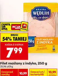 Biedronka Filet maślany z indyka Kraina Wędlin oferta
