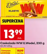 Biedronka Czekolada WW E.Wedel oferta