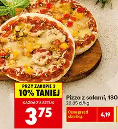 Biedronka Pizza z salami oferta