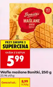 Biedronka Wafle maślane Bonitki oferta