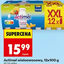 Biedronka Actimel wieloowocowy oferta