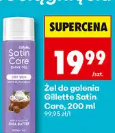 Biedronka Żel do golenia Gillette Satin Care oferta