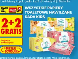 Biedronka Wszystkie papiery toaletowe nawilżane Dada Kids oferta