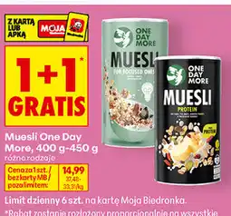 Biedronka Muesli One Day More oferta