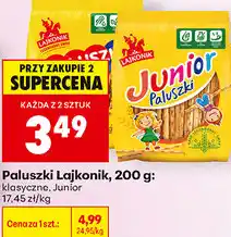 Biedronka Paluszki Lajkonik Junior oferta
