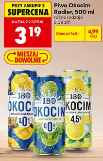 Biedronka Piwo Okocim Radler oferta