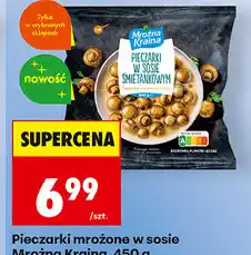 Biedronka Pieczarki mrożone w sosie śmietankowym Mroźna Kraina oferta