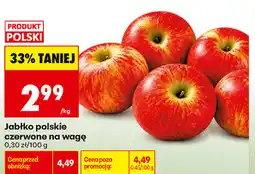 Biedronka Jabłko polskie czerwone na wagę oferta
