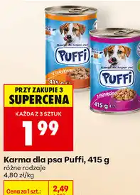 Biedronka Karma dla psa Puffi oferta
