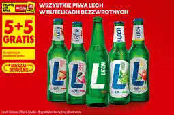 Biedronka Wszystkie piwa Lech w butelkach bezzwrotnych oferta