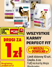 Biedronka Wszystkie karmy Perfect Fit oferta