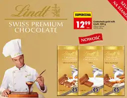 Biedronka Czekolada gold milk Lindt oferta