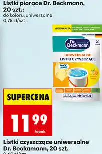 Biedronka Listki czyszczące uniwersalne Dr. Beckmann, 20 szt oferta