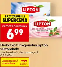 Biedronka Herbatka funkcjonalna Lipton oferta