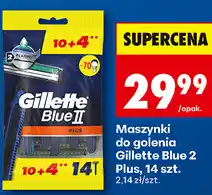 Biedronka Maszynki do golenia Gillette Blue 2 Plus oferta
