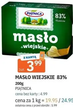 E.Leclerc Masło Wiejskie 83% Piątnica oferta