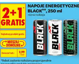 Biedronka Napój energetyczny Black oferta